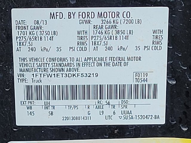 2013 Ford F-150 FX4