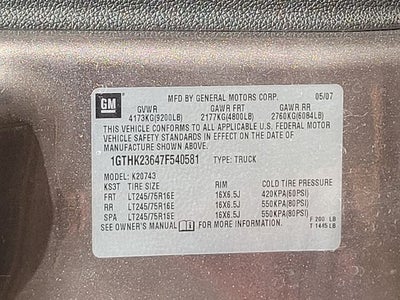 2007 GMC Sierra 2500HD SLE1