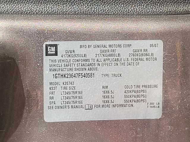 2007 GMC Sierra 2500HD SLE1