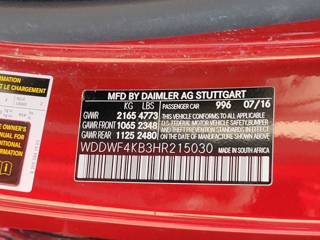 2017 Mercedes-Benz C-Class C 300 4MATIC®