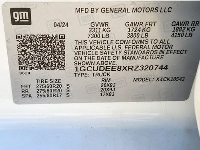 2024 Chevrolet Silverado 1500 4WD Crew Cab Short Bed RST