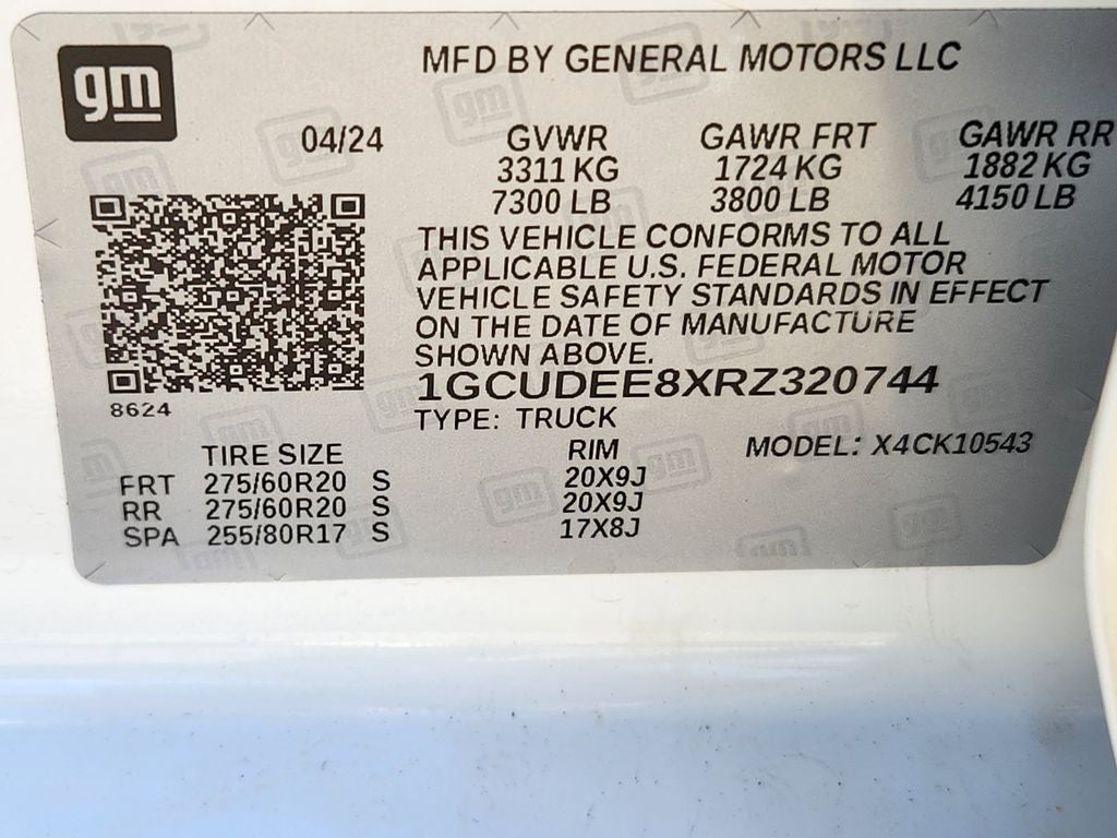 2024 Chevrolet Silverado 1500 4WD Crew Cab Short Bed RST