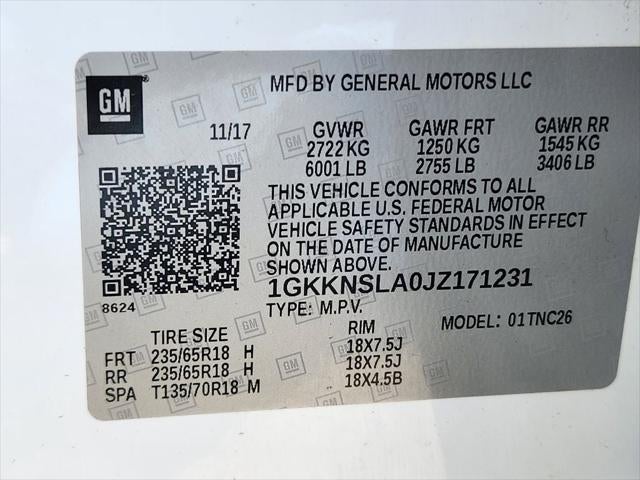 2018 GMC Acadia SLE-2