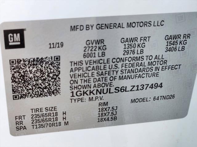 2020 GMC Acadia AWD SLT