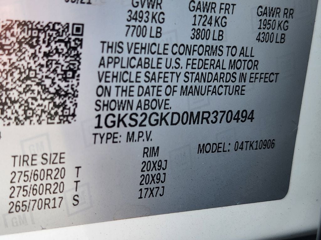 2021 GMC Yukon XL 4WD SLT