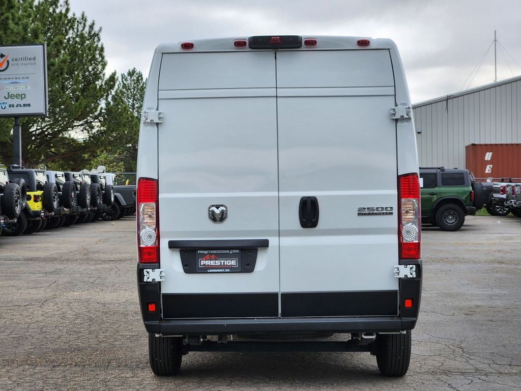 2025 RAM ProMaster 2500 Cargo Van Tradesman High Roof 159' WB w/Pass Seat