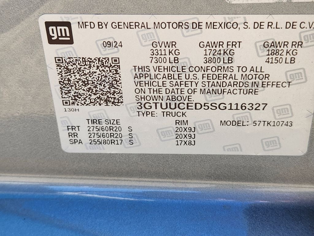 2025 GMC Sierra 1500 4WD Crew Cab Standard Box Elevation