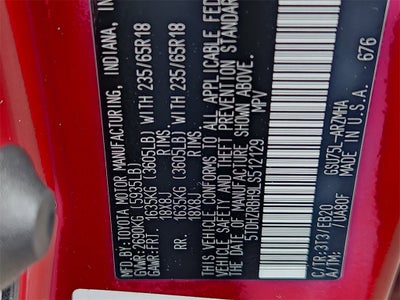 2020 Toyota Highlander XLE