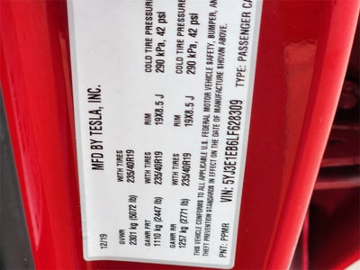 2020 Tesla Model 3 Long Range Dual Motor All-Wheel Drive