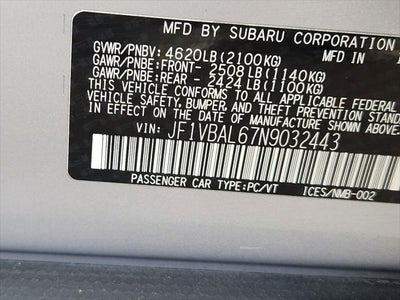 2022 Subaru WRX Limited