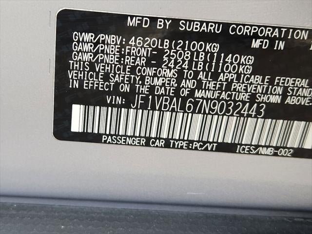 2022 Subaru WRX Limited