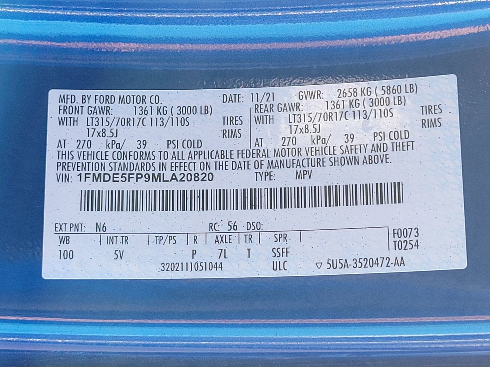 2021 Ford Bronco First Edition