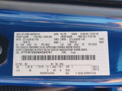 2022 Ford F-150 XLT