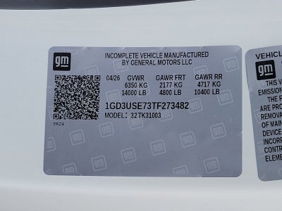 2026 GMC Sierra 3500 HD Chassis Cab Pro