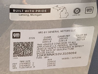 2027 GMC Acadia Elevation