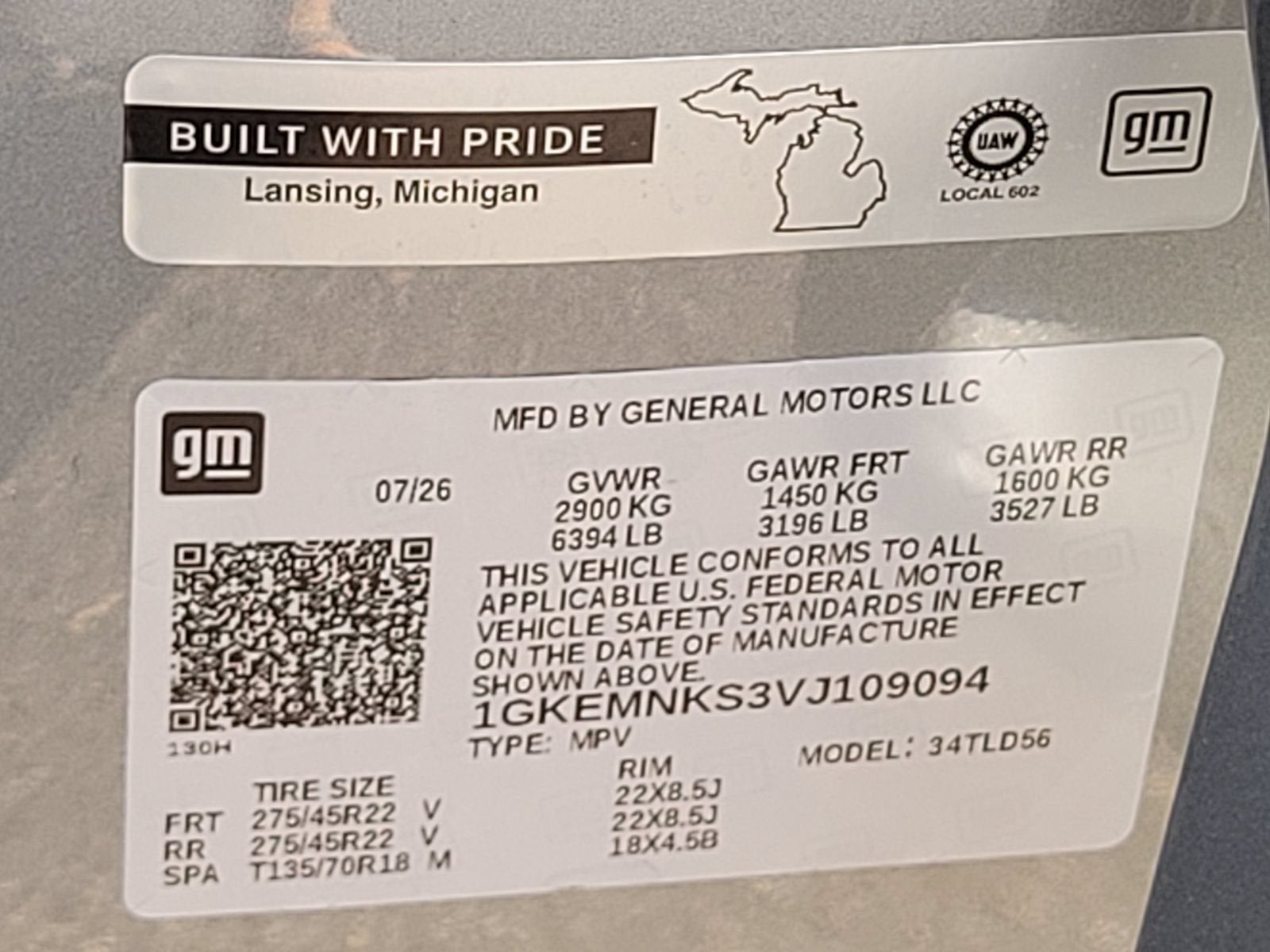 2027 GMC Acadia Elevation