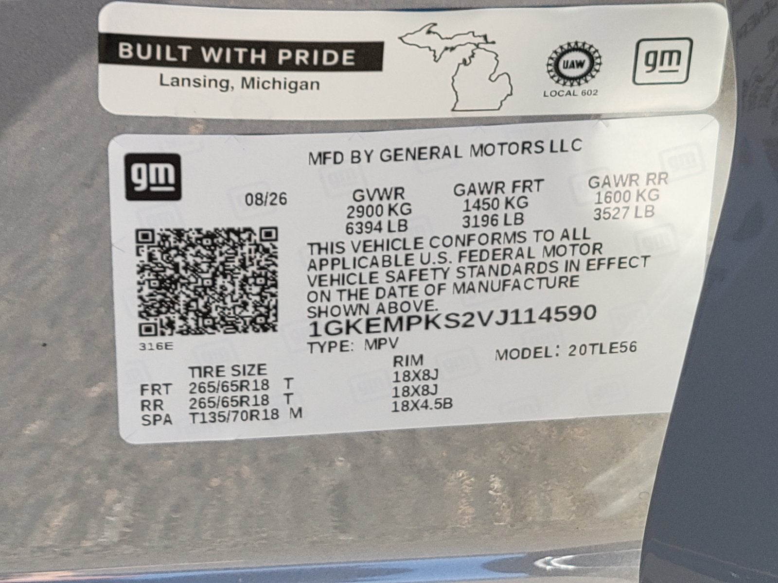 2027 GMC Acadia AT4