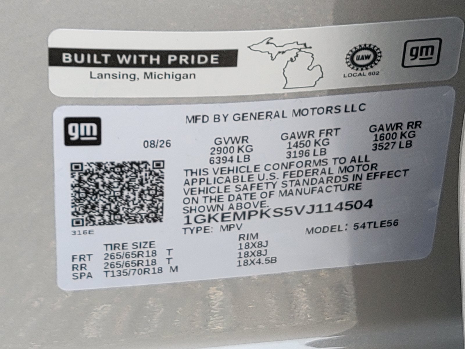 2027 GMC Acadia AT4
