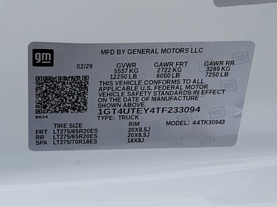 2026 GMC Sierra 3500 HD SLE