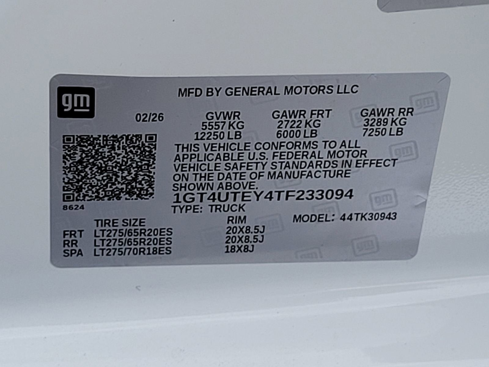 2026 GMC Sierra 3500 HD SLE