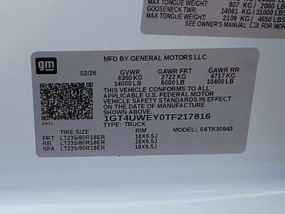 2026 GMC Sierra 3500 HD Denali DRW