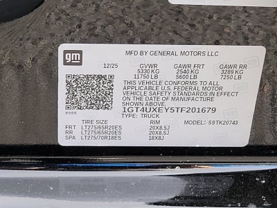 2026 GMC Sierra 2500 HD Denali Ultimate