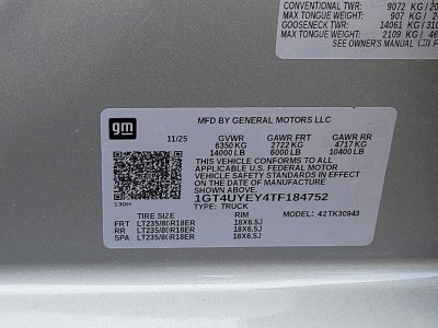 2026 GMC Sierra 3500 HD Denali Ultimate DRW