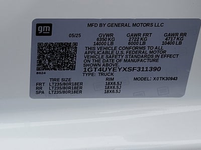 2025 GMC Sierra 3500 HD Denali Ultimate DRW