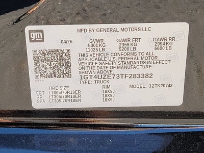 2026 GMC Sierra 2500 HD AT4X