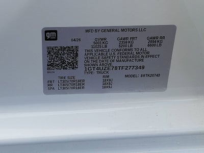 2026 GMC Sierra 2500 HD AT4X