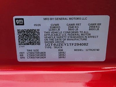 2026 GMC Sierra 2500 HD AT4X