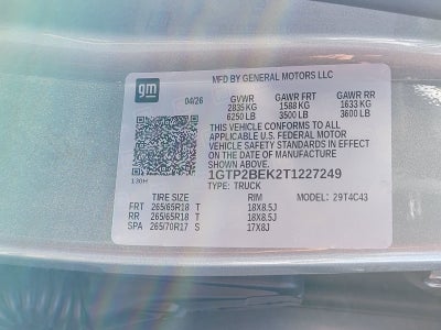 2026 GMC Canyon Elevation