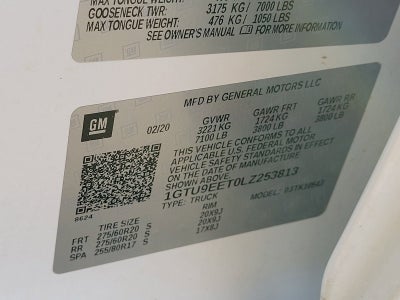 2020 GMC Sierra 1500 AT4