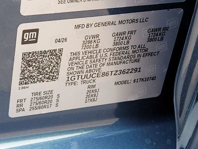 2026 GMC Sierra 1500 Elevation