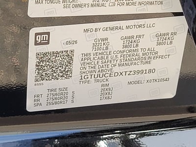 2026 GMC Sierra 1500 Elevation