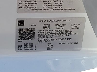 2026 GMC Sierra 1500 Elevation