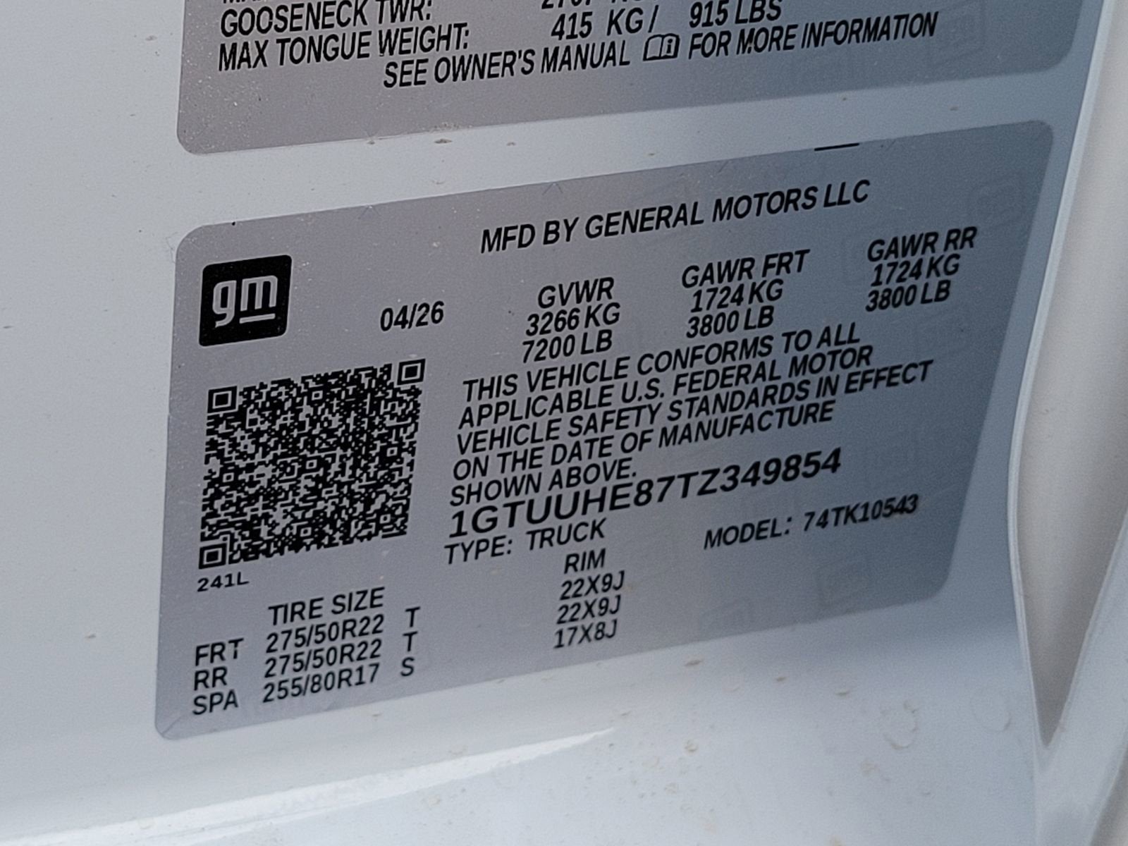 2026 GMC Sierra 1500 Denali Ultimate