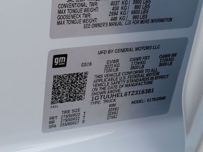 2026 GMC Sierra 1500 Denali Ultimate