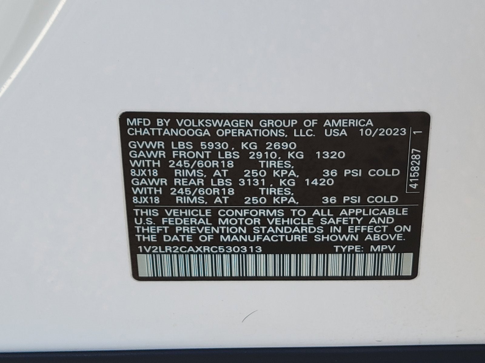 2024 Volkswagen Atlas 2.0T SE