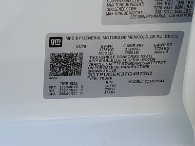 2026 GMC Sierra 1500 Elevation