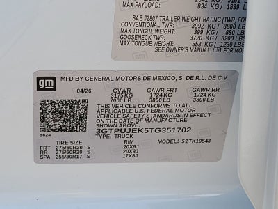 2026 GMC Sierra 1500 Elevation