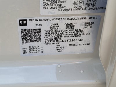 2026 GMC Sierra 1500 SLE