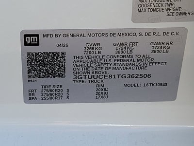 2026 GMC Sierra 1500 Elevation
