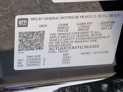 2026 GMC Sierra 1500 Elevation