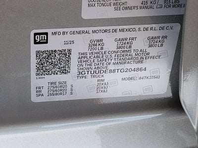 2026 GMC Sierra 1500 SLT