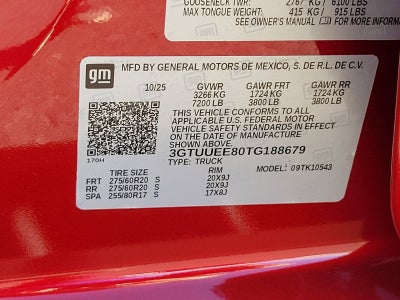 2026 GMC Sierra 1500 AT4