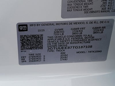 2026 GMC Sierra 1500 AT4