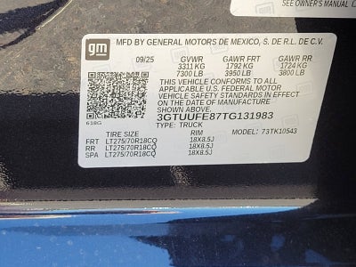 2026 GMC Sierra 1500 AT4X