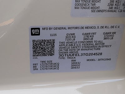 2026 GMC Sierra 1500 AT4X