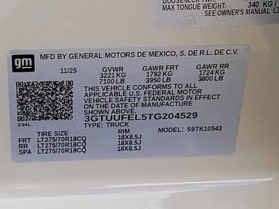 2026 GMC Sierra 1500 AT4X